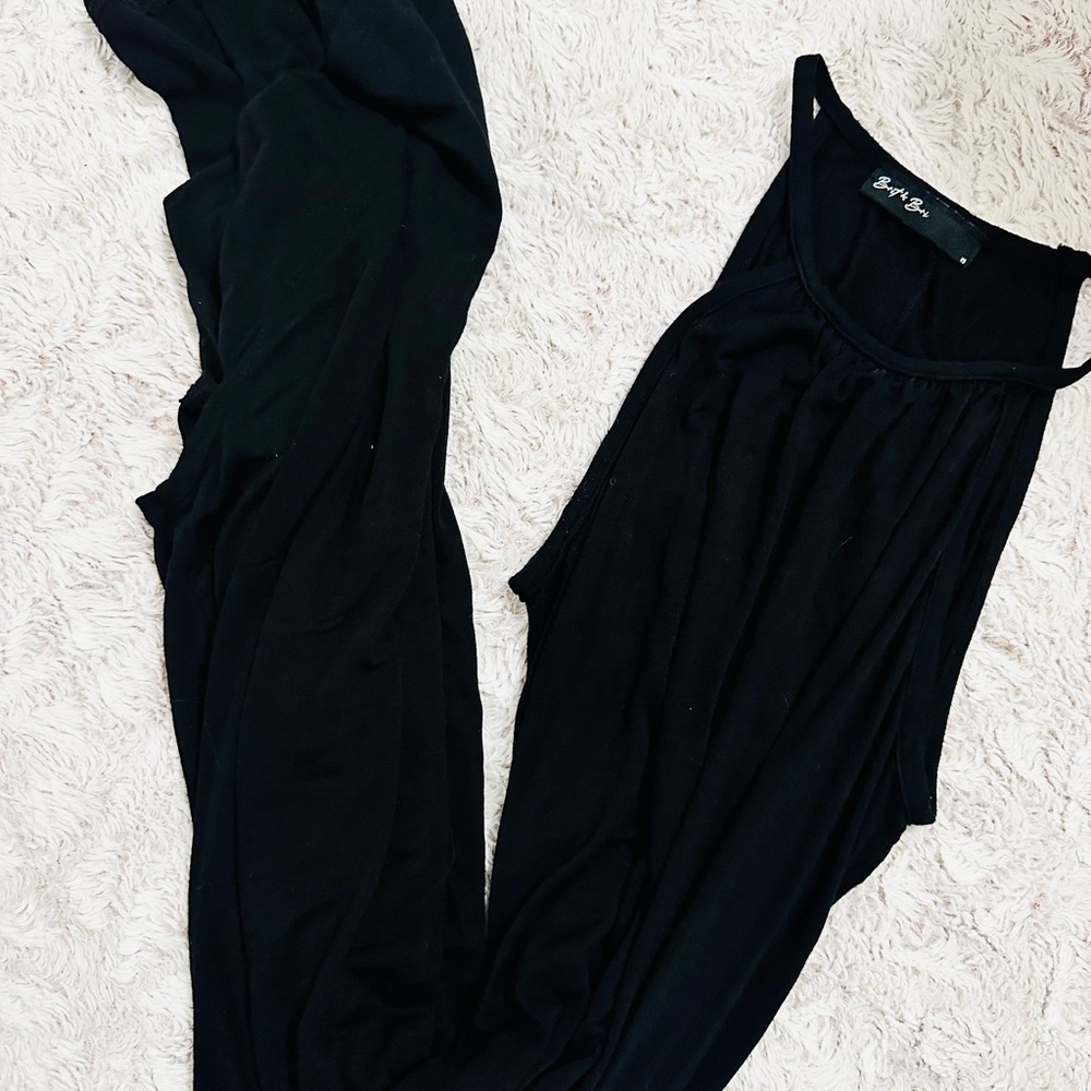 Black Basic Maxi Dress